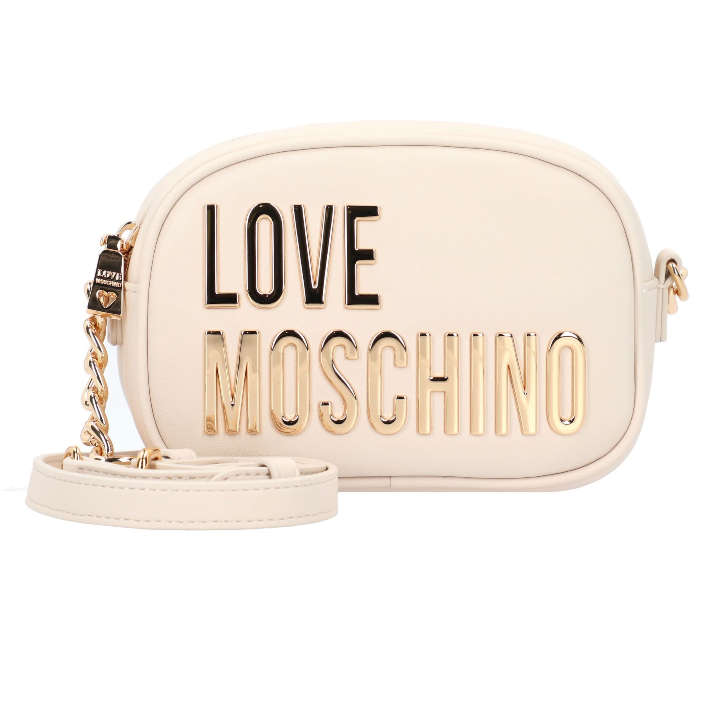 Sac à bandoulière 'Bold Love' Love Moschino en beige : devant