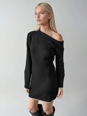 Abito in maglia di My fashion in nero: frontale