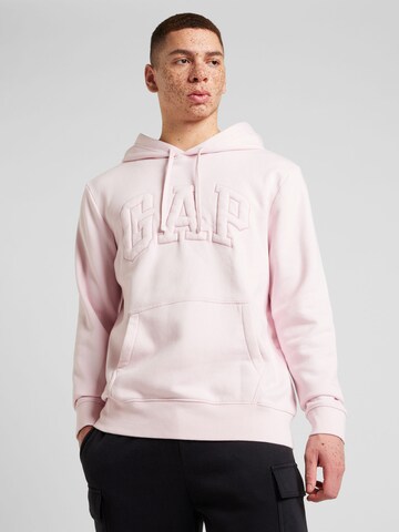 Sweat-shirt GAP en rose : devant