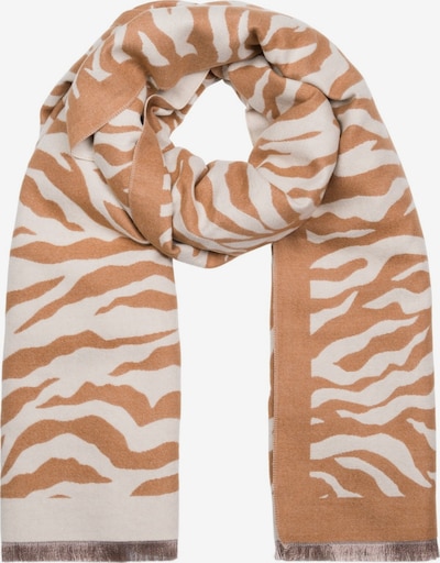 styleBREAKER Schal 'Schal mit Zebra Muster' in One Size in beige, Produktansicht