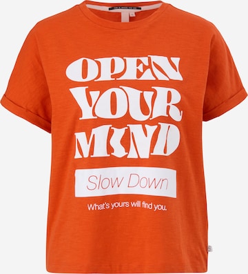 QS Shirt in Orange: front