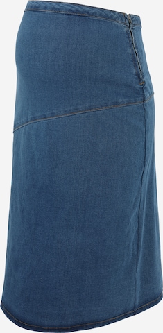 MAMALICIOUS Skirt 'PINE' in Blue: front