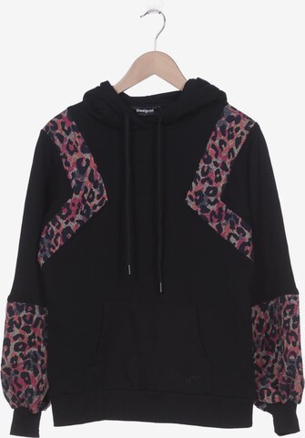 Desigual Sweatshirt & Zip-Up Hoodie in L in Black: front