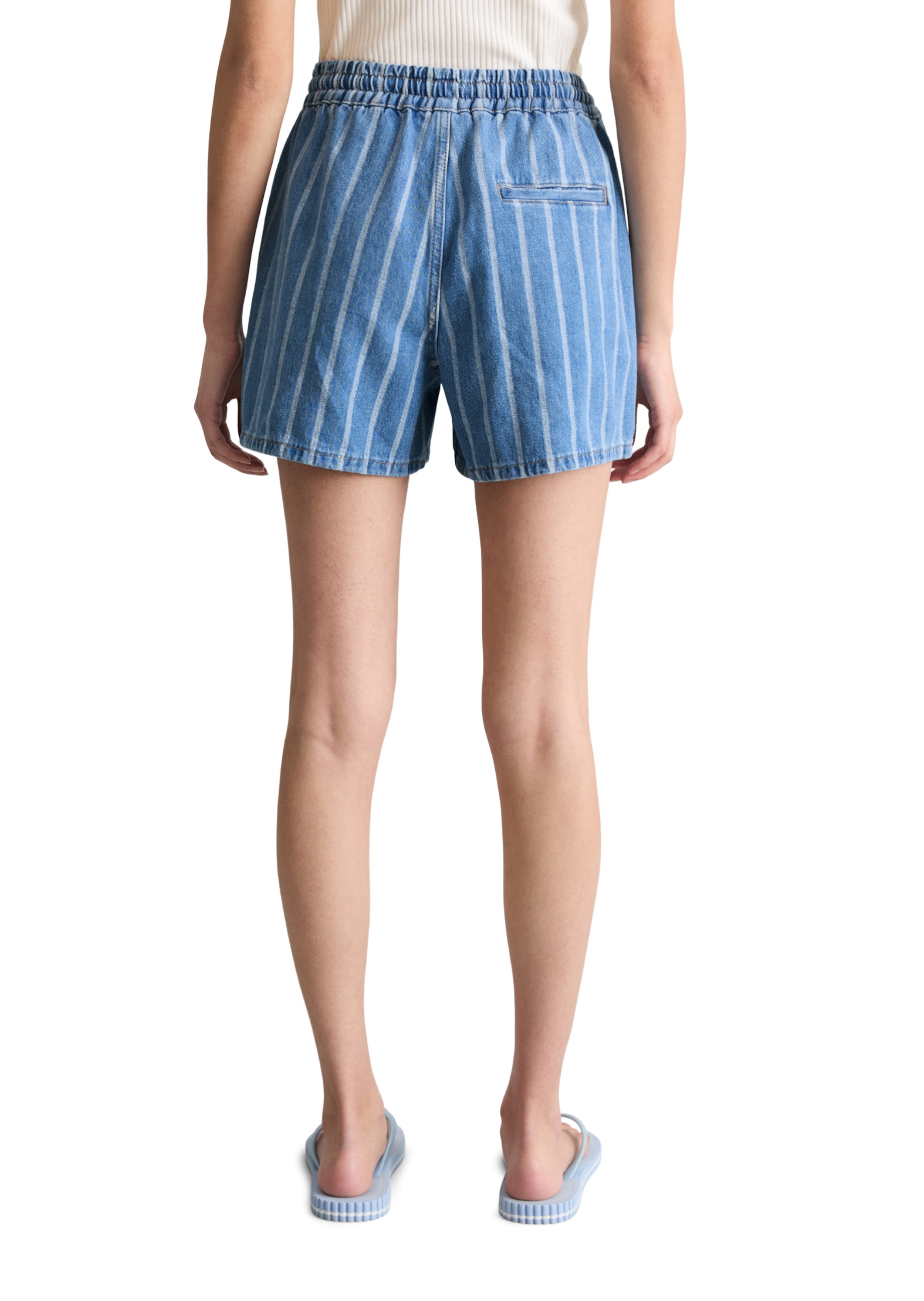 Marc O'Polo DENIM Loosefit Broek in Blauw