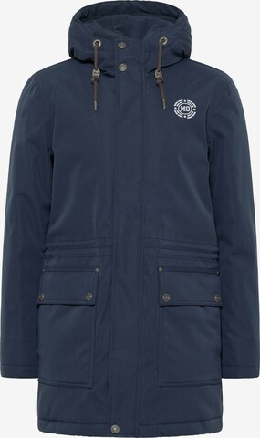 MO Winterparka 'Arctic' in Blauw: voorkant