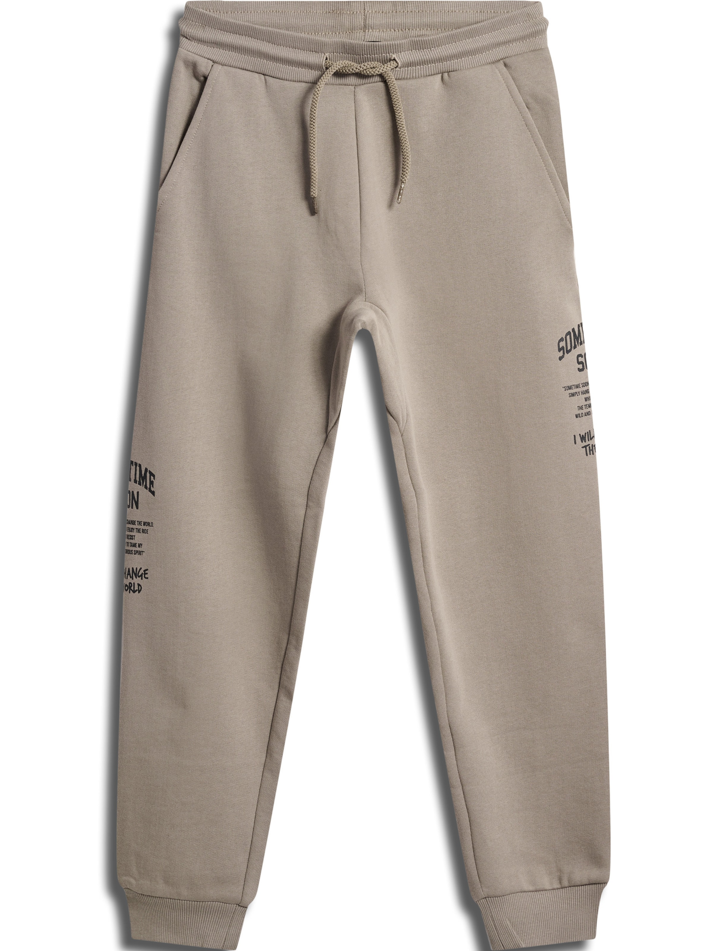 SOMETIME SOON Trousers in Beige: front