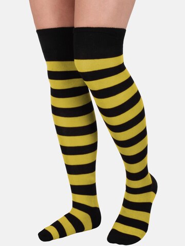 normani Over the Knee Socks in Black