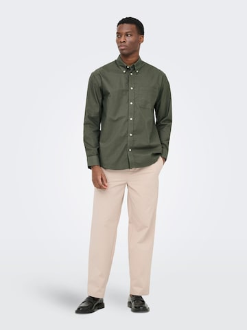 Loosefit Pantaloni 'ONSSinus' di Only & Sons in grigio