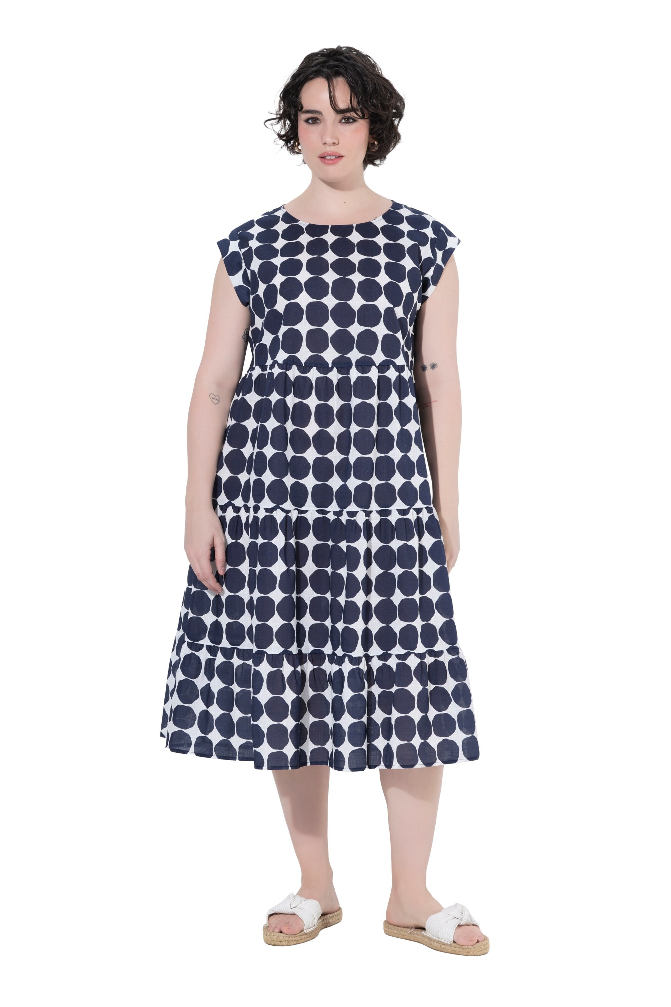 Ulla Popken Dress in Blue: front