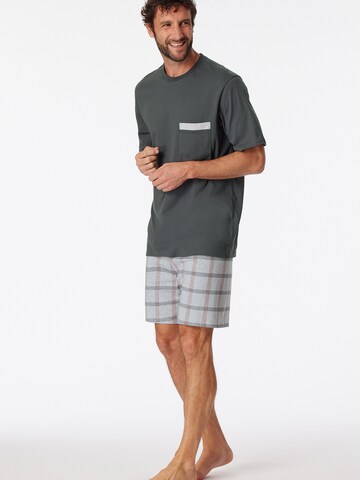 SCHIESSER Short Pajamas ' Comfort Nightwear ' in Grey