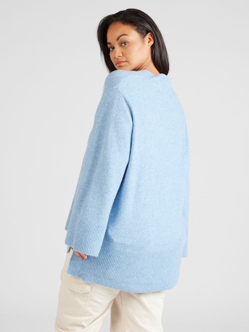 Fransa Curve Sweater 'PAILEEN' in Blue