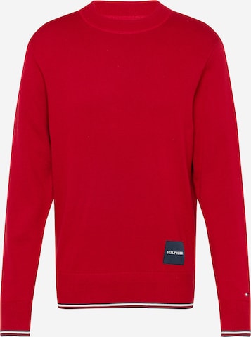TOMMY HILFIGER Sweter w kolorze czerwony: przód