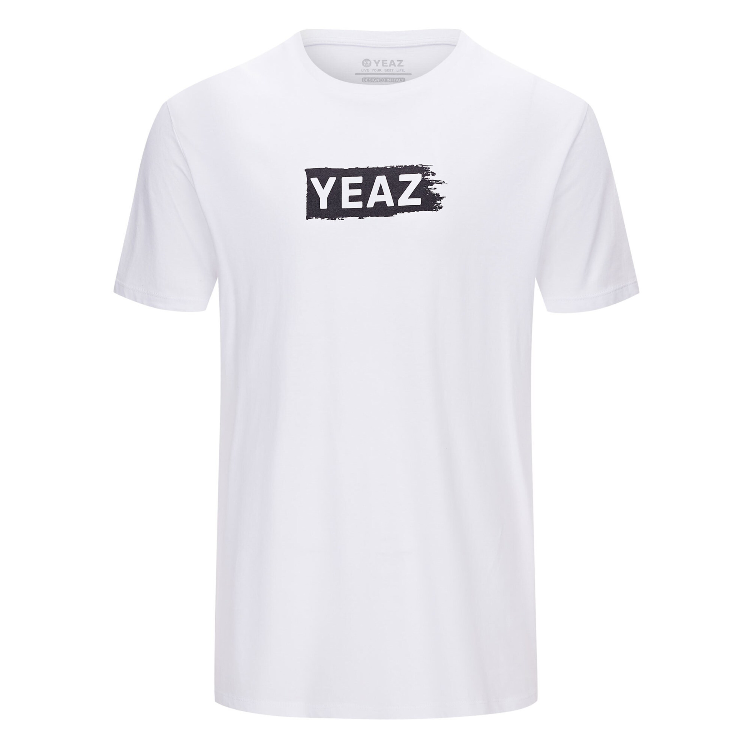 YEAZ T-shirt 'Chay' i vit: framsida