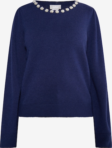 Pull-over 'Lurea' Usha en bleu : devant