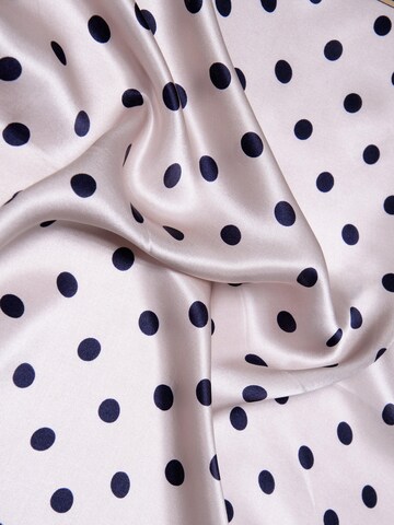 MayTree Scarf 'Seidentuch Punkte klein' in Beige