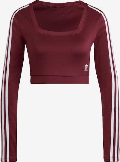 Tricou ADIDAS ORIGINALS pe roșu burgundy / alb, Vizualizare produs