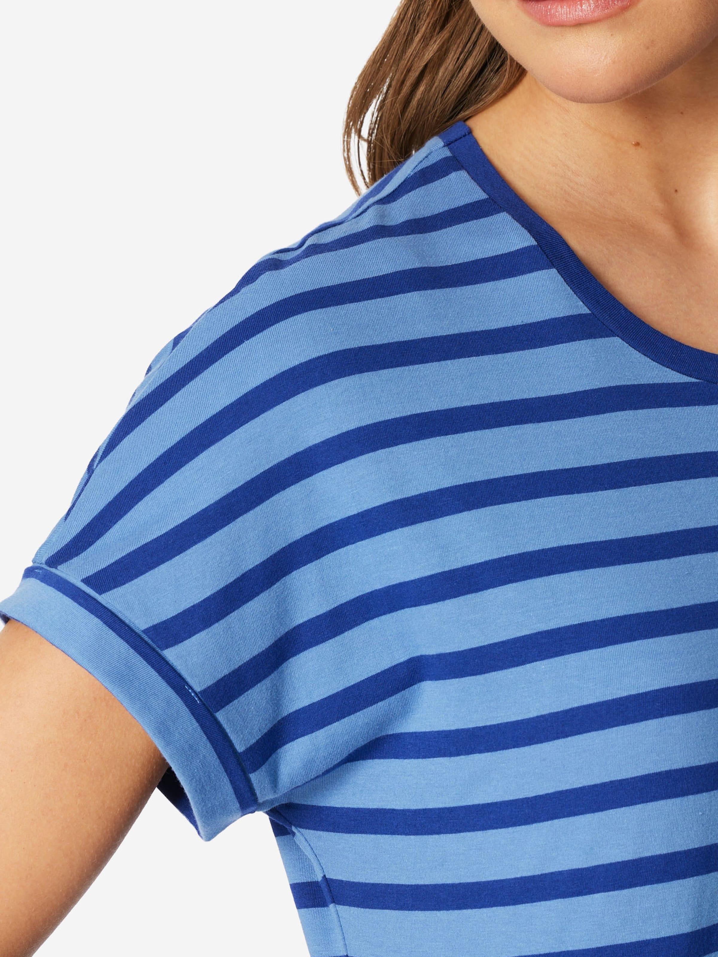 SCHIESSER - Camiseta de noche ' Casual Essentials ' en azul