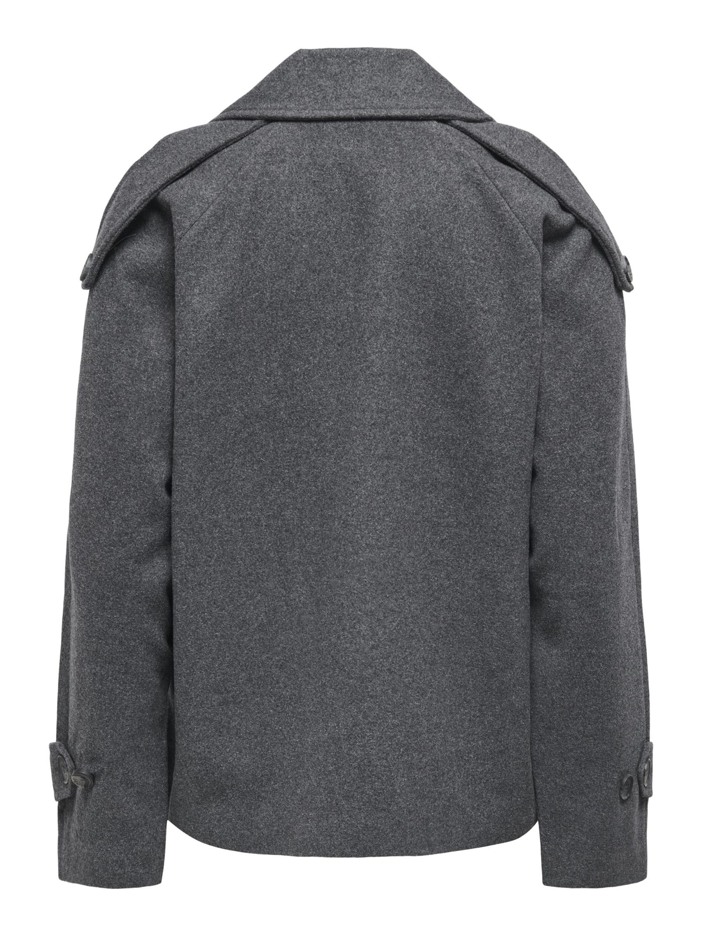 ONLY - Abrigo de entretiempo en gris