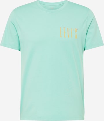 LEVI'S ® Paita 'Graphic Crewneck Tee' värissä vihreä: edessä