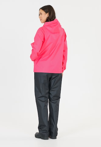Weather Report Weatherproof jacket 'Pack'way' in Pink