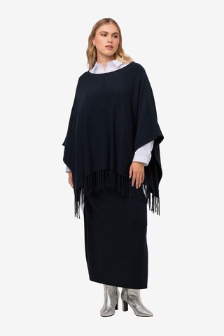 Ulla Popken Cape in Blau