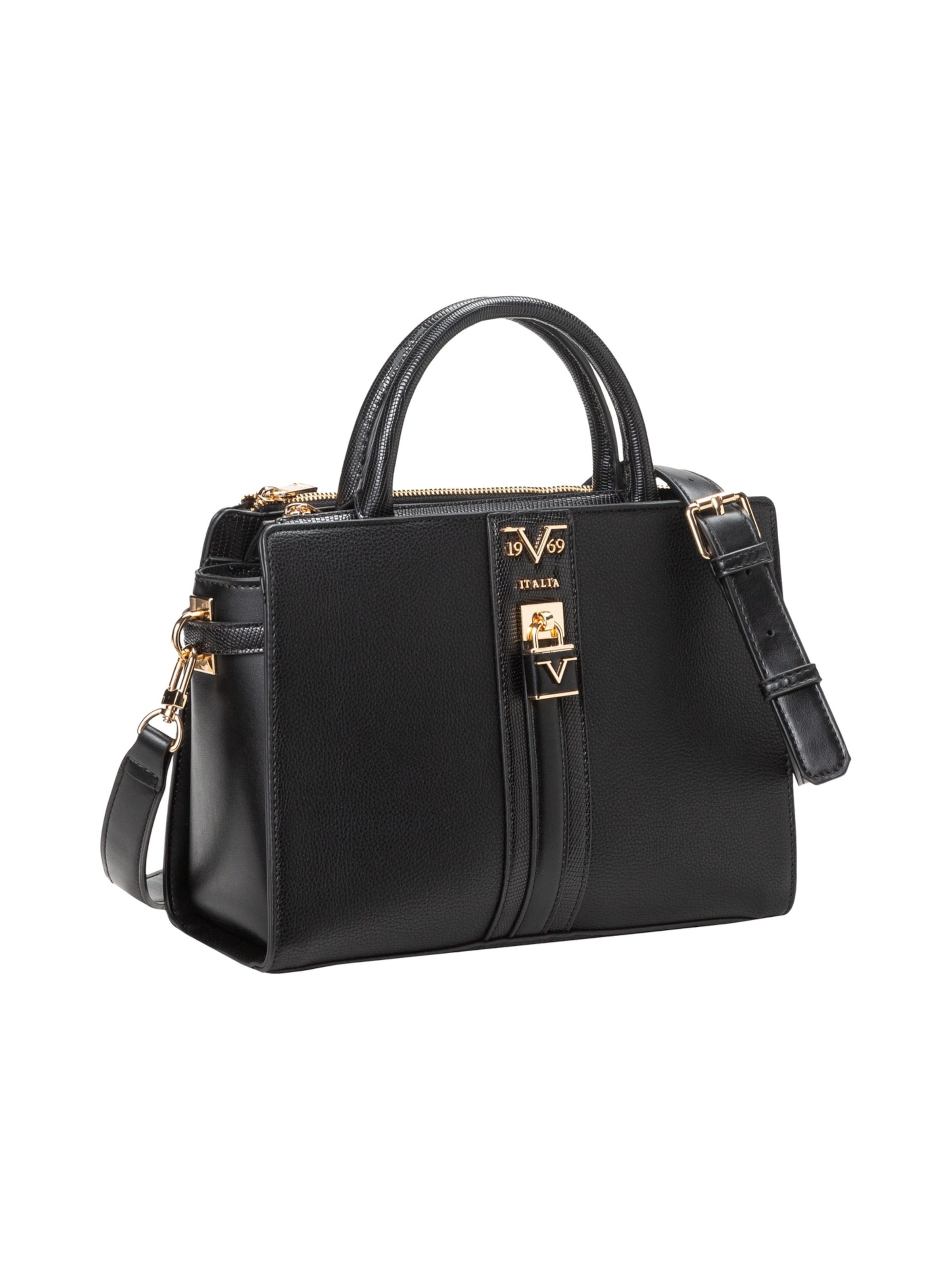 19V69 ITALIA Τσάντα χειρός 'Lisana' σε μαύρο