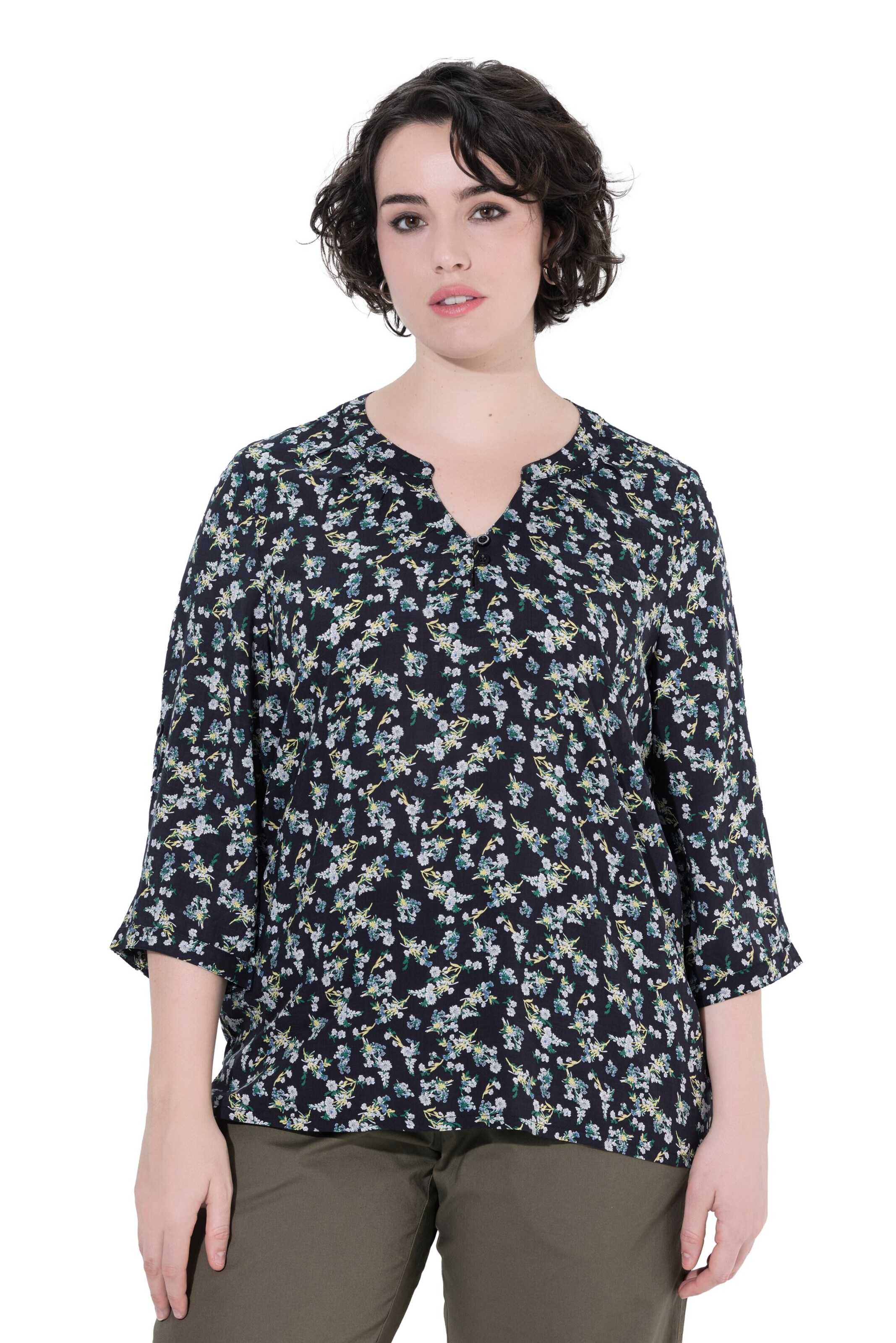 Ulla Popken Tunic in Black: front