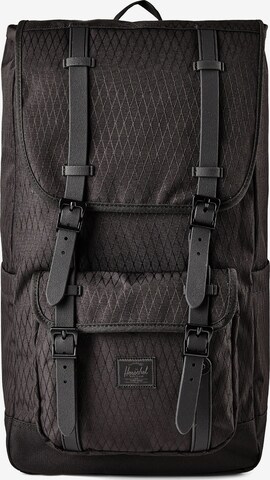 Zaino 'Little America' di Herschel in nero: frontale