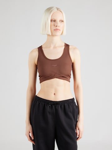 Reebok Sporttop 'STUDIO' in Bruin: voorkant