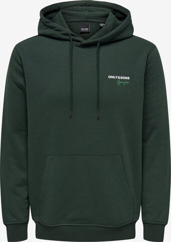 Only & Sons Sweatshirt in Green: front