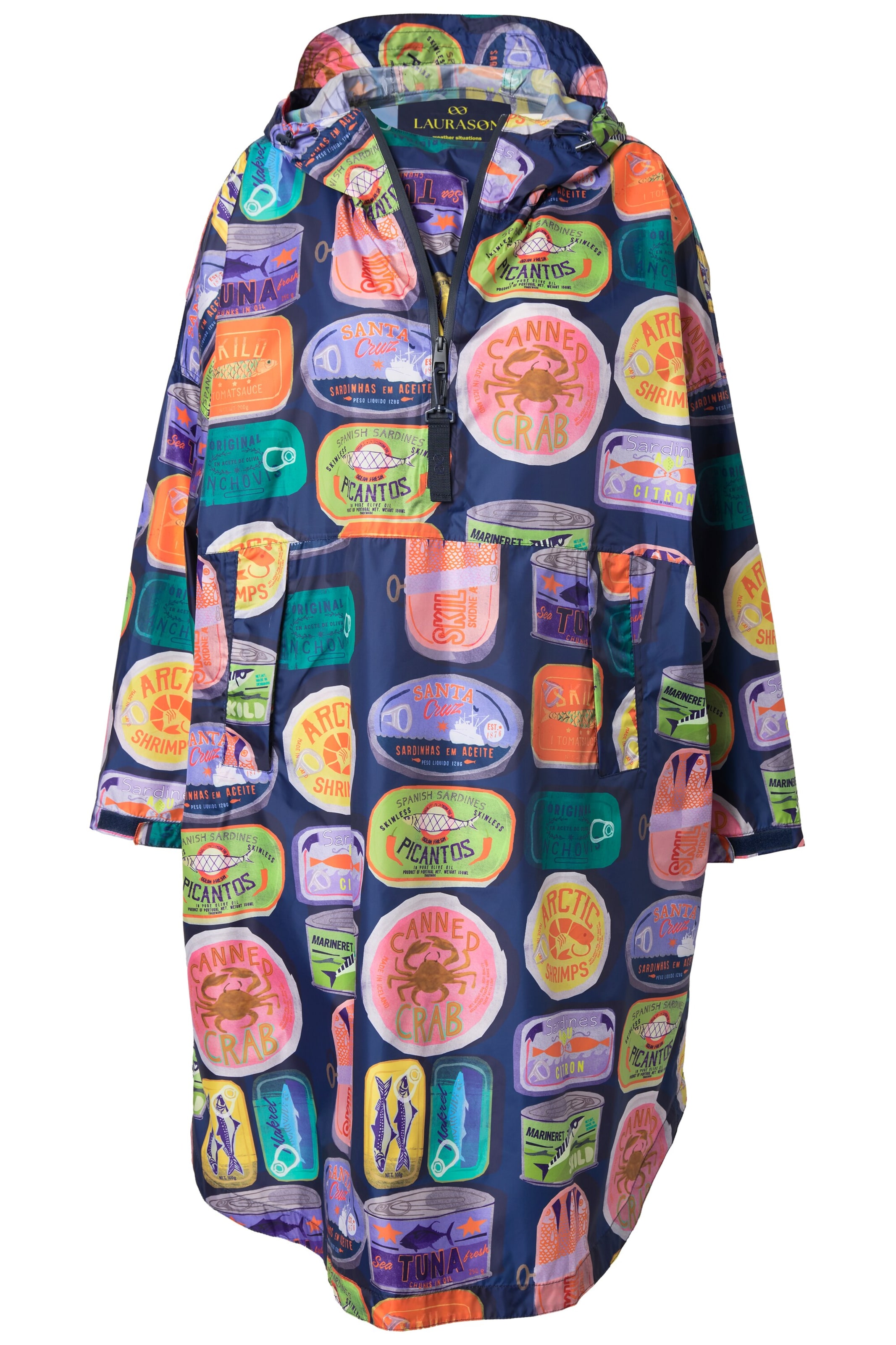 LAURASØN Performance Jacket in Blue: front