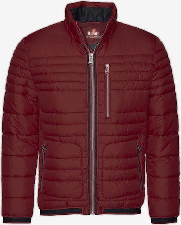NEW CANADIAN Steppjacke in Rot: Vorderseite