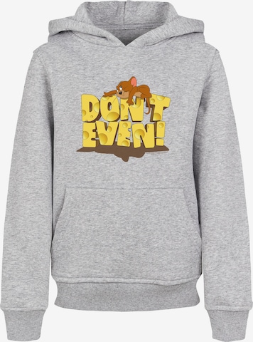 F4NT4STIC Sweatshirt 'Tom and Jerry TV Serie Don't Even' in Grau: predná strana