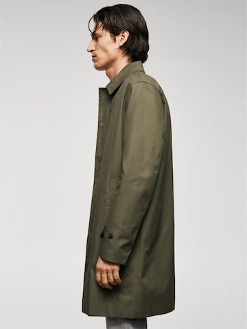 MANGO MAN Přechodný kabát 'Chayton' – zelená