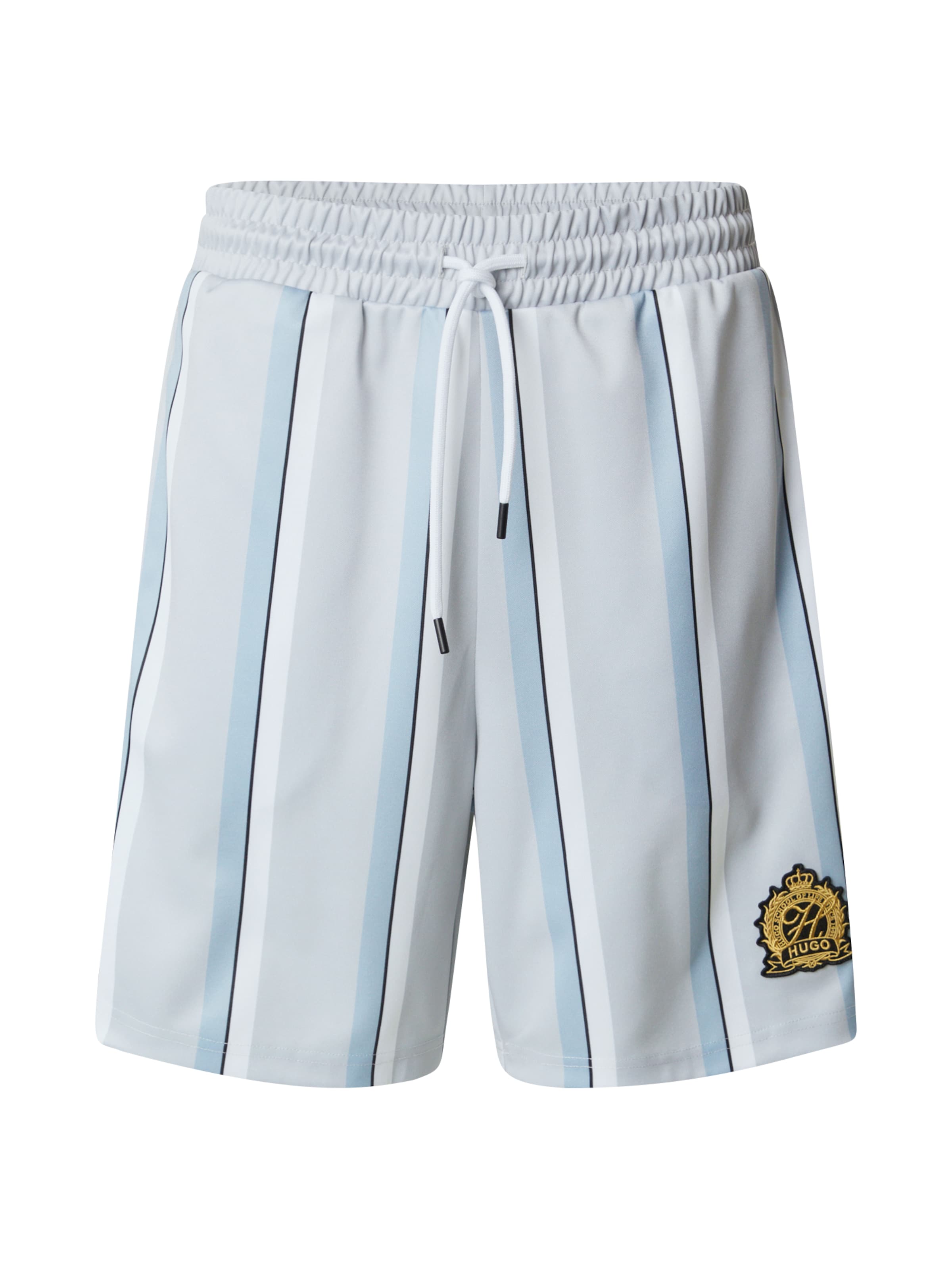 HUGO Loosefit Broek 'Docarso' in Grijs: voorkant