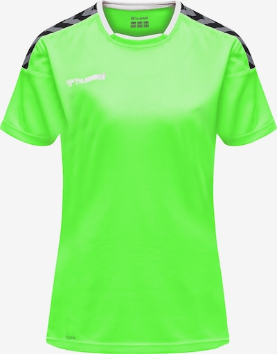 Hummel Funktionsshirt 'AUTHENTIC POLY' in anthrazit / grün / neongrün / schwarz, Produktansicht