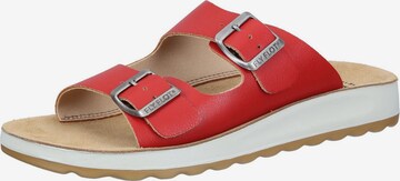 FLY FLOT Pantolette in Rot: Vorderseite
