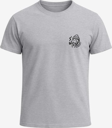 Neverless Shirt 'Walross' in Grey: front