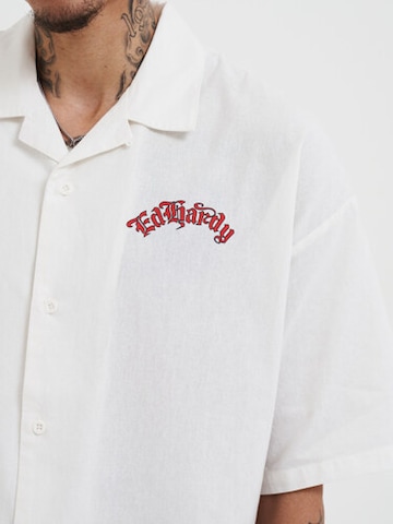 Ed Hardy Regular fit Πουκάμισο σε λευκό