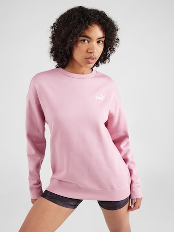Hanorac sport 'ESS No. 1' de la PUMA pe roz: față