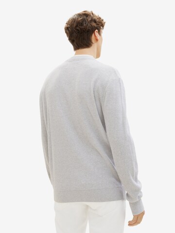 TOM TAILOR DENIM Sweater in Grey