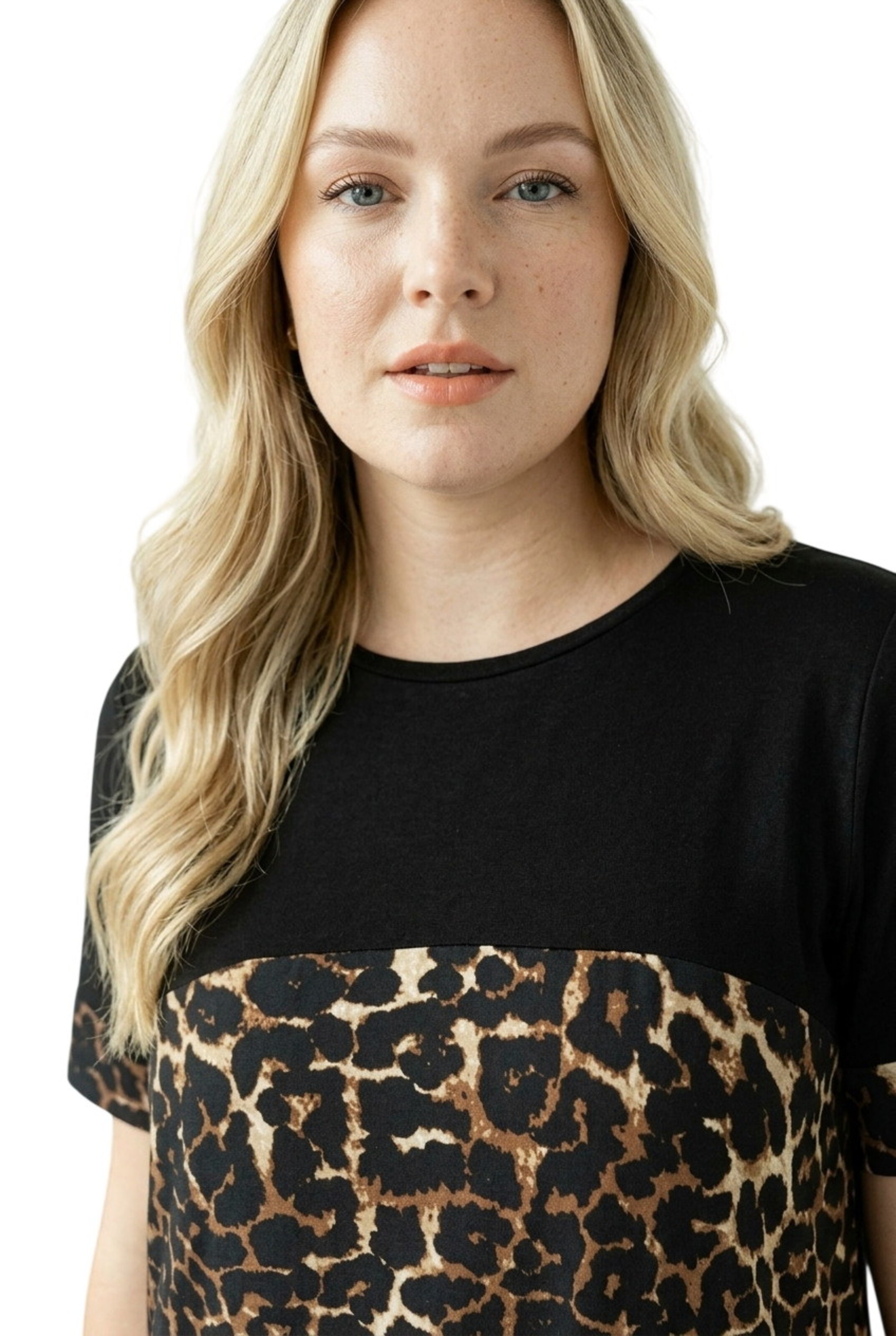 T-shirt Stil Diva en noir