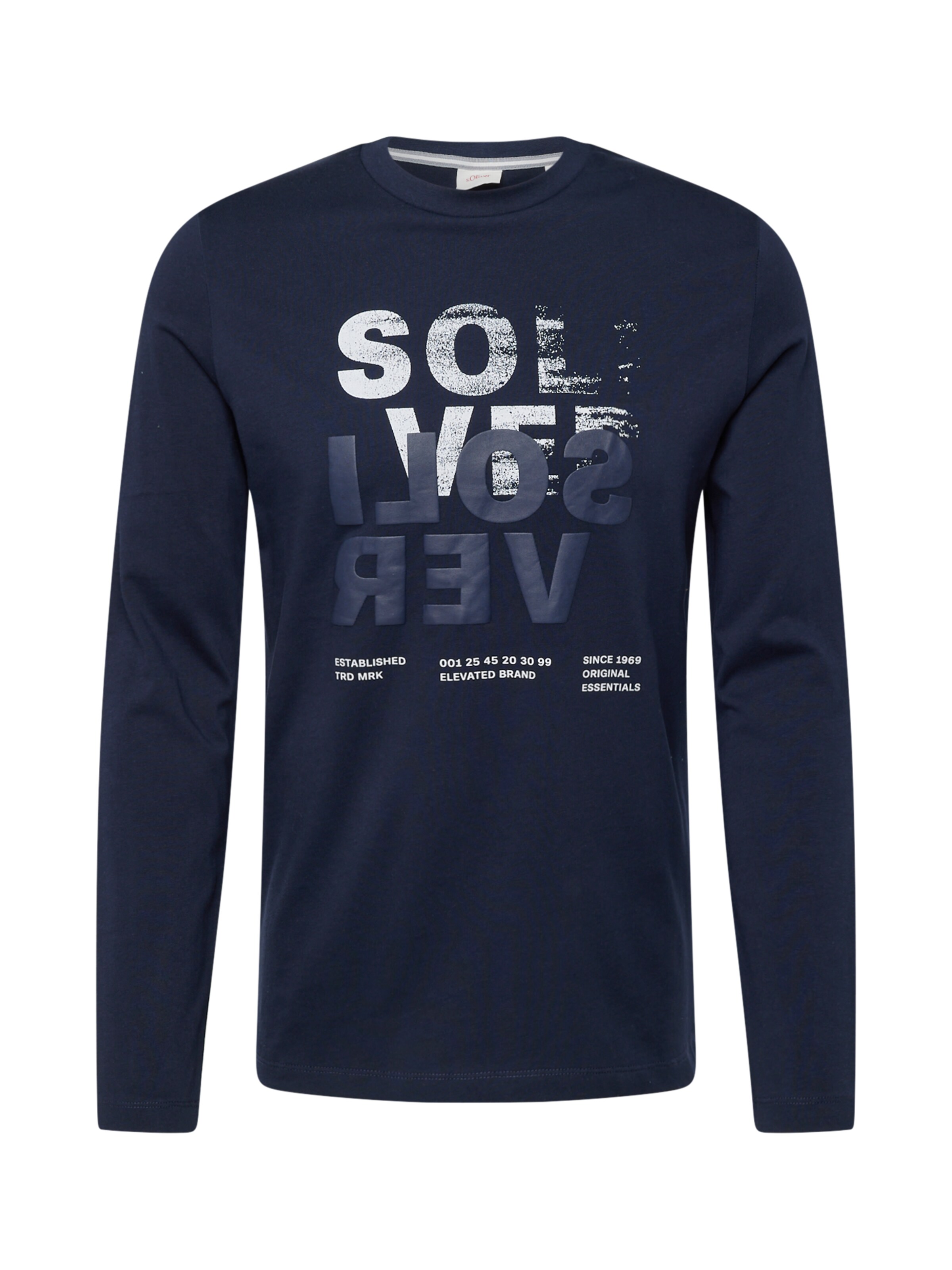 s.Oliver Shirt in Blauw: voorkant