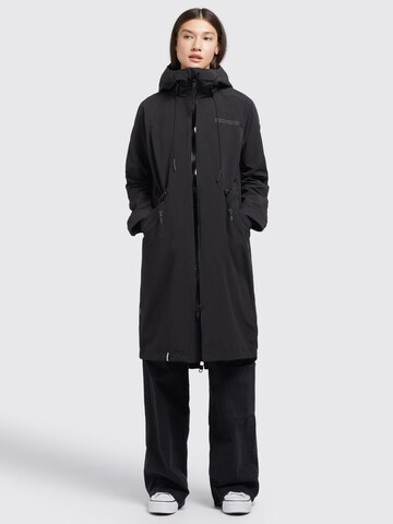 Manteau mi-saison 'Marnia2' khujo en noir