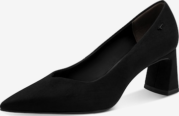 Tamaris Čevlji s peto | črna barva: sprednja stran