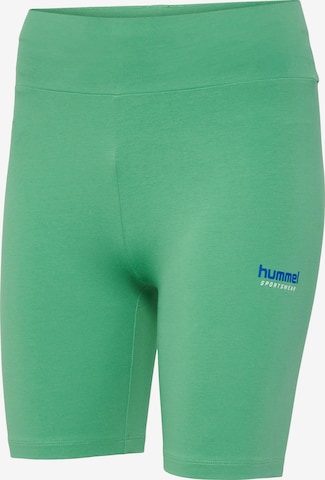 Hummel Skinny Workout Pants 'Cameron' in Green