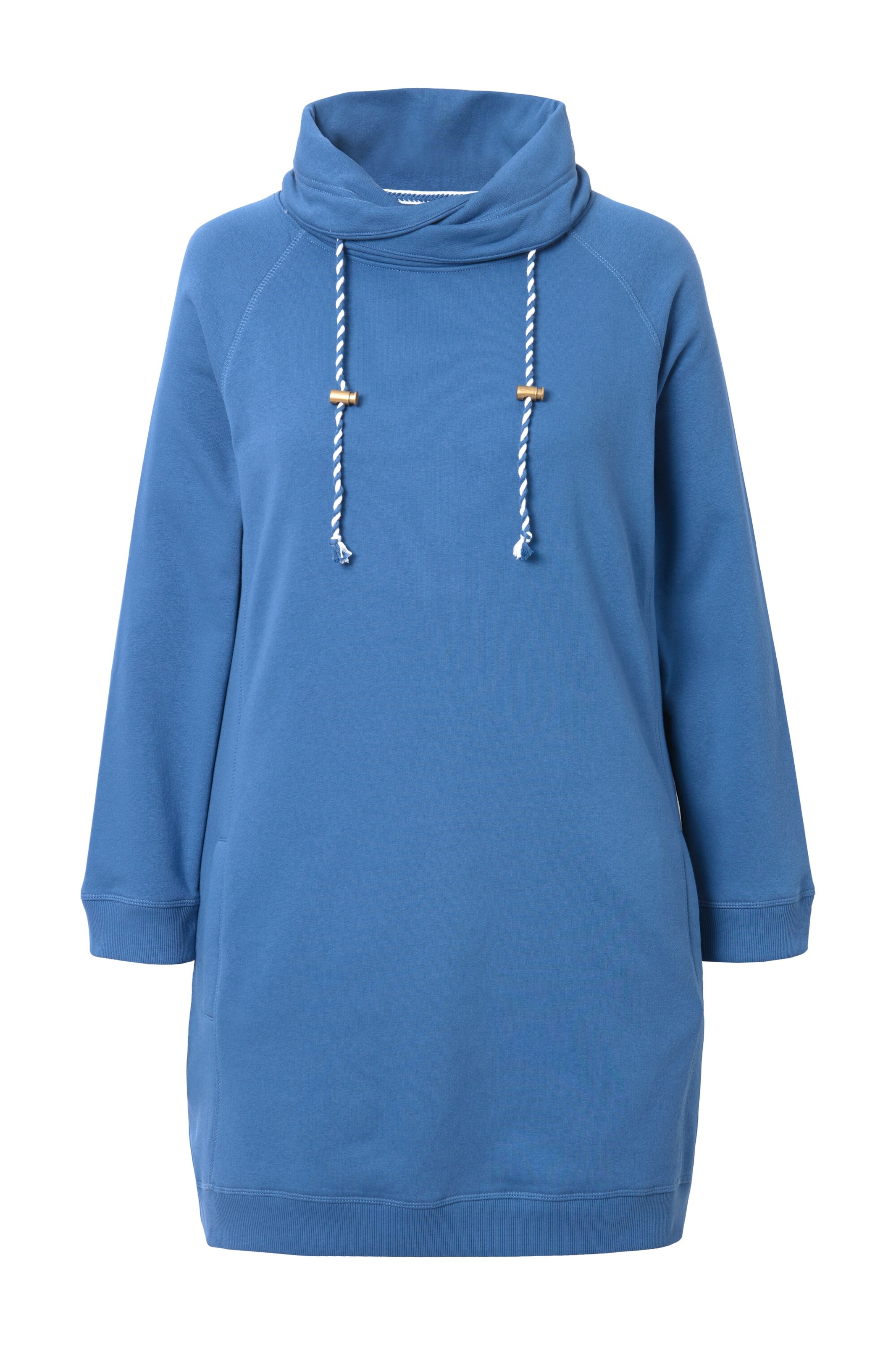 Ulla Popken Jurk in Blauw: voorkant