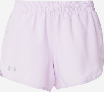 regular Pantaloni sportivi 'Fly By' di UNDER ARMOUR in lilla: frontale