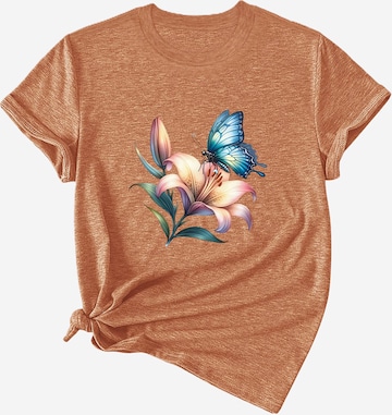 GORHEY Shirt in Braun: Vorderseite