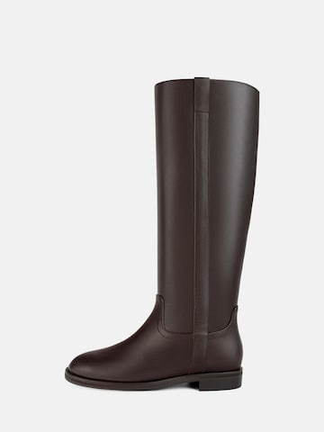 L37 HANDMADE SHOES Boots 'ASTEROID BELT'‌‌‌‌‌‌‌‌ in Braun: Vorderseite